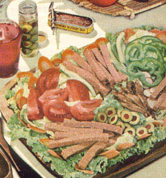 Positively loaded with vitamin-rich luncheon meat!