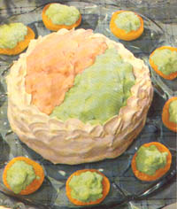 Hey, who was the genius that came up with the idea of filling apricot halves with guacamole? Brilliant!
